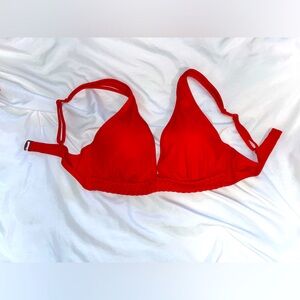 women’s Red push up bikini top